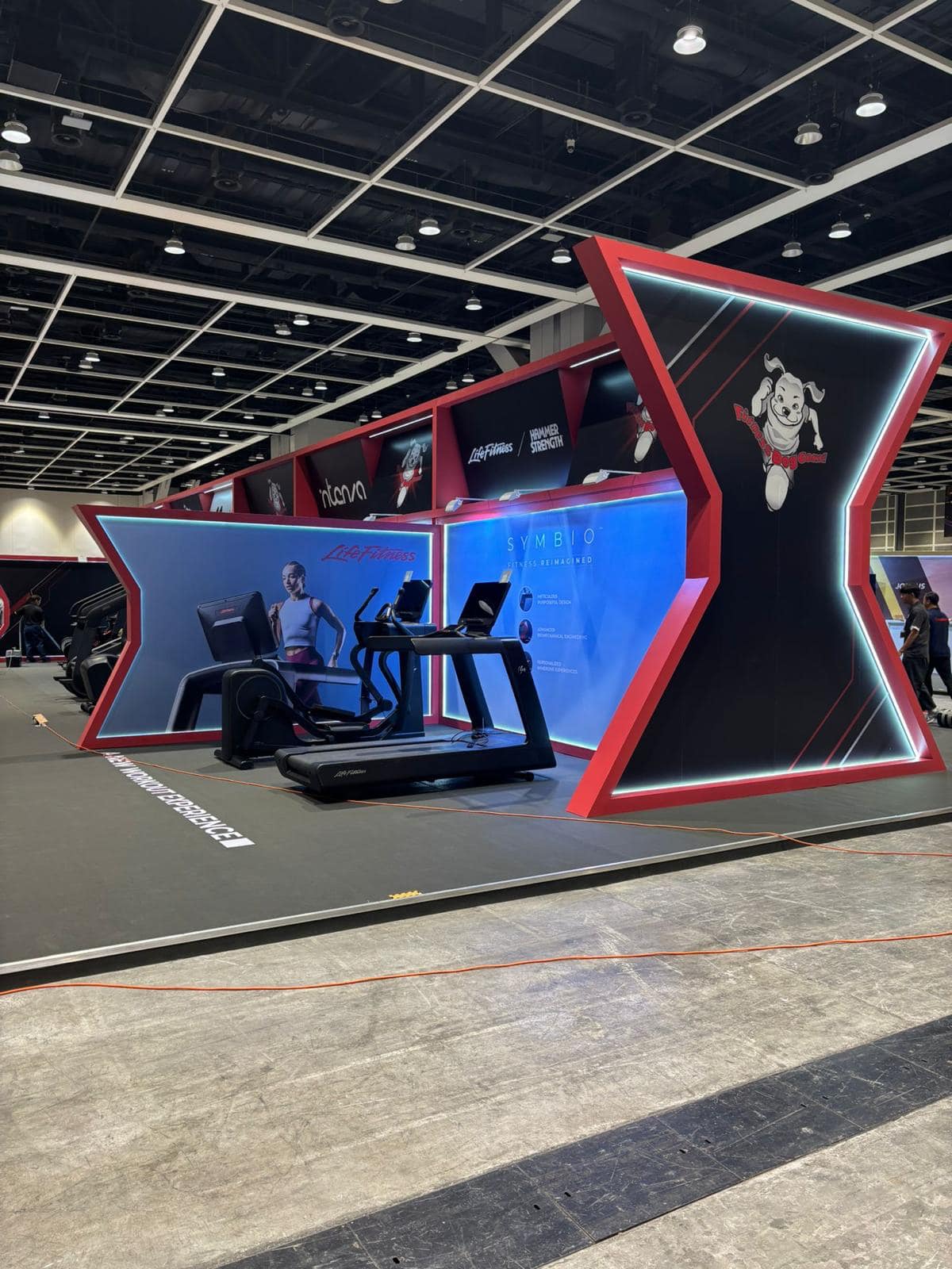 灣仔會展健身器材展覽佈景