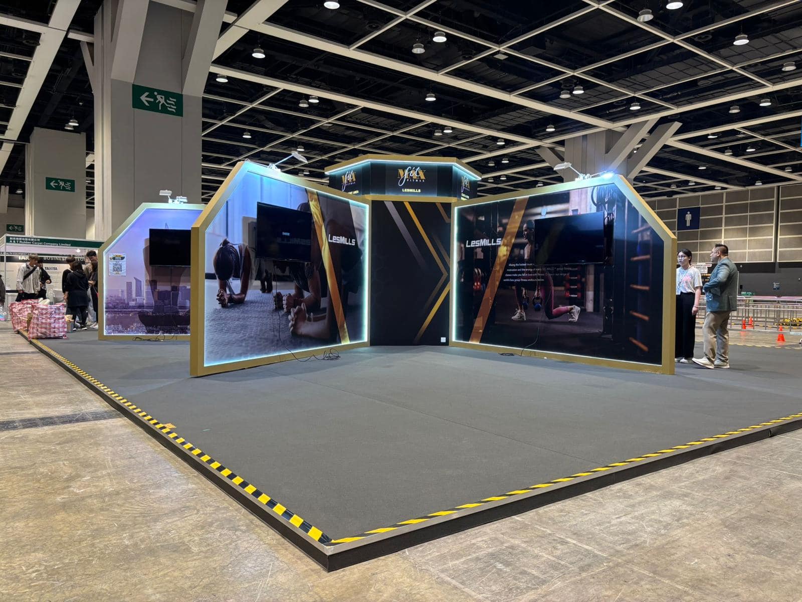 灣仔會展健身器材展覽佈景